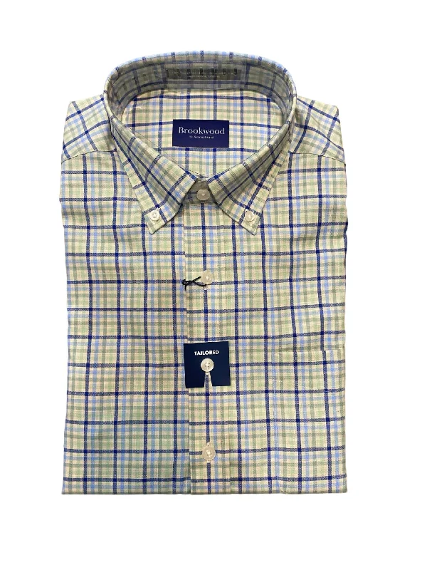 Men's v - neck muscle t - shirts for a body - building aestheticMen's Plaid Shirt In Green/blue