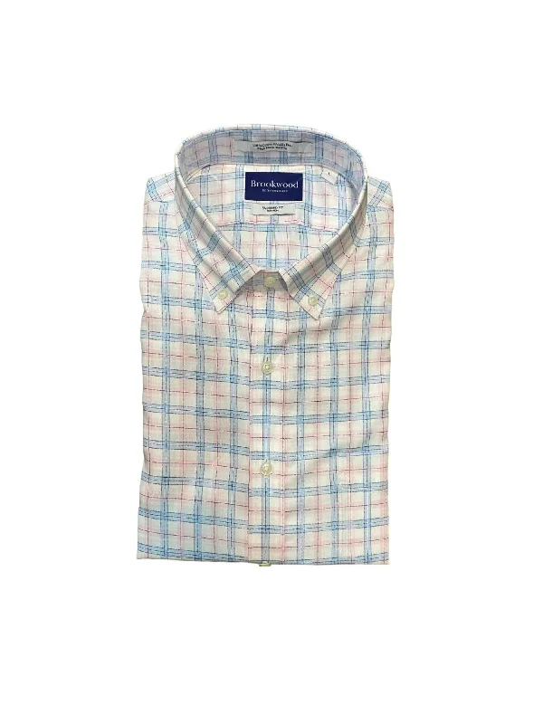 Men's distressed denim - look t - shirts with a rugged appealMen's Plaid Shirt In Pink/blue Men's distressed denim - look t - shirts with a rugged appealMen's Plaid Shirt In Pink/blue