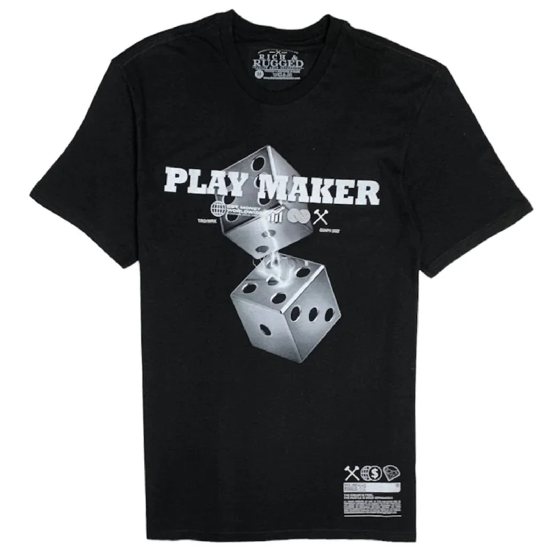 Men's v - neck muscle t - shirts for a body - building aestheticMen's Play Maker T-Shirt In Black Men's v - neck muscle t - shirts for a body - building aestheticMen's Play Maker T-Shirt In Black