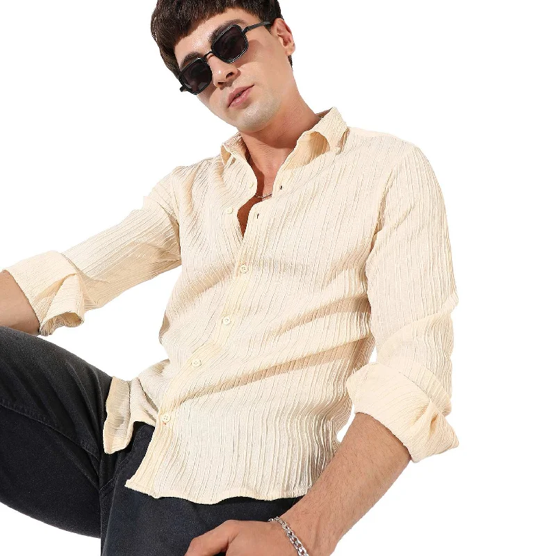 Men's moisture - wicking athletic t - shirts for intense workoutsMen's Textured Casual Shirt Men's moisture - wicking athletic t - shirts for intense workoutsMen's Textured Casual Shirt