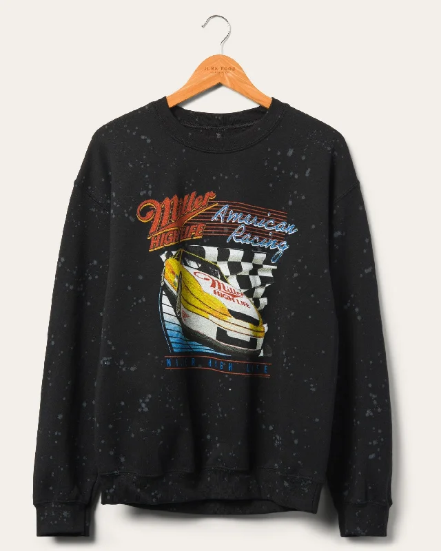 Men's printed Hawaiian t - shirts for tropical vacationsMiller High Life American Racing Flea Market Fleece Men's printed Hawaiian t - shirts for tropical vacationsMiller High Life American Racing Flea Market Fleece