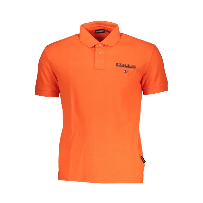 Men's polo t - shirts with a contrast collar for a preppy lookNapapijri Cotton Polo Men's Shirt Men's polo t - shirts with a contrast collar for a preppy lookNapapijri Cotton Polo Men's Shirt
