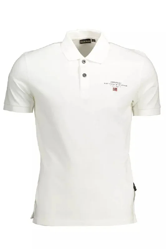 Men's ribbed t - shirts with a textured finish for added styleNapapijri Cotton Polo Men's Shirt Men's ribbed t - shirts with a textured finish for added styleNapapijri Cotton Polo Men's Shirt