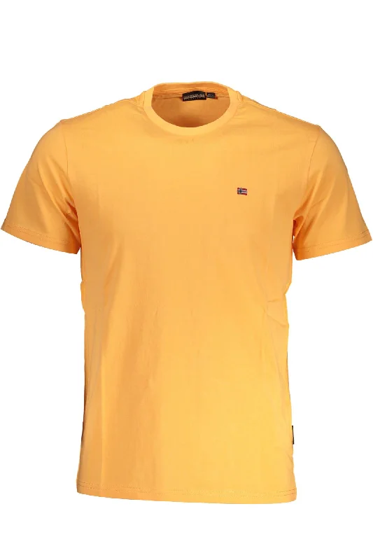 Men's eco - friendly recycled t - shirts for sustainable fashion choicesNapapijri Cotton Tee with Signature Men's Embroidery Men's eco - friendly recycled t - shirts for sustainable fashion choicesNapapijri Cotton Tee with Signature Men's Embroidery