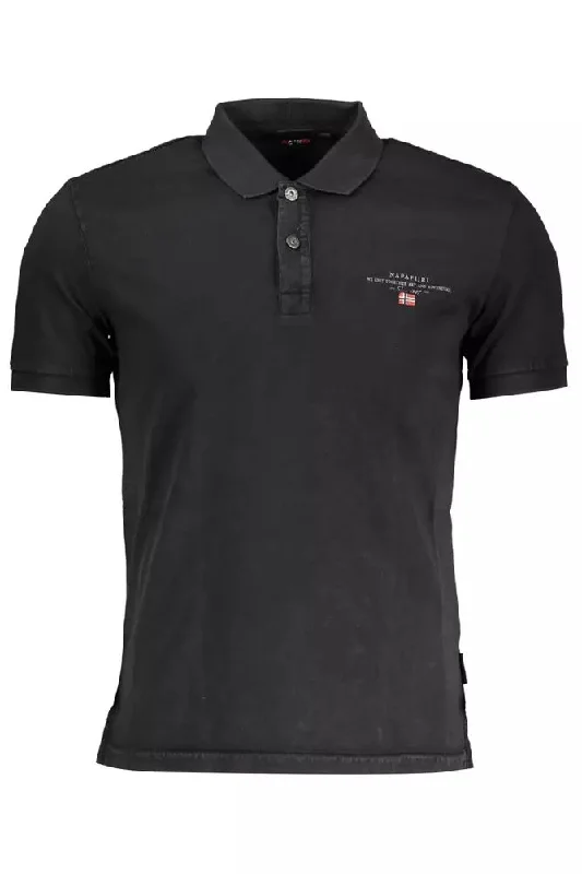 Men's ribbed t - shirts with a textured finish for added styleNapapijri Elegant Embroide Men's Polo Men's ribbed t - shirts with a textured finish for added styleNapapijri Elegant Embroide Men's Polo