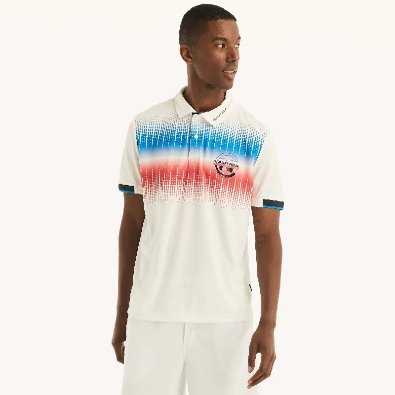 Men's smart - casual checkered t - shirts for semi - formal occasionsNautica Mens Competition Sustainably Crafted Classic Fit Polo Men's smart - casual checkered t - shirts for semi - formal occasionsNautica Mens Competition Sustainably Crafted Classic Fit Polo