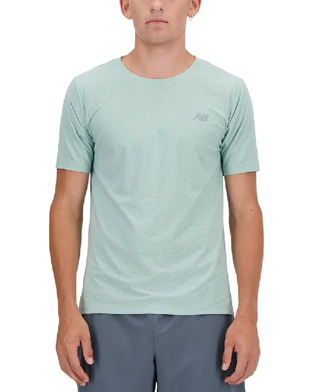 Men's mock - neck t - shirts with a modern and sleek styleNew Balance Shirt