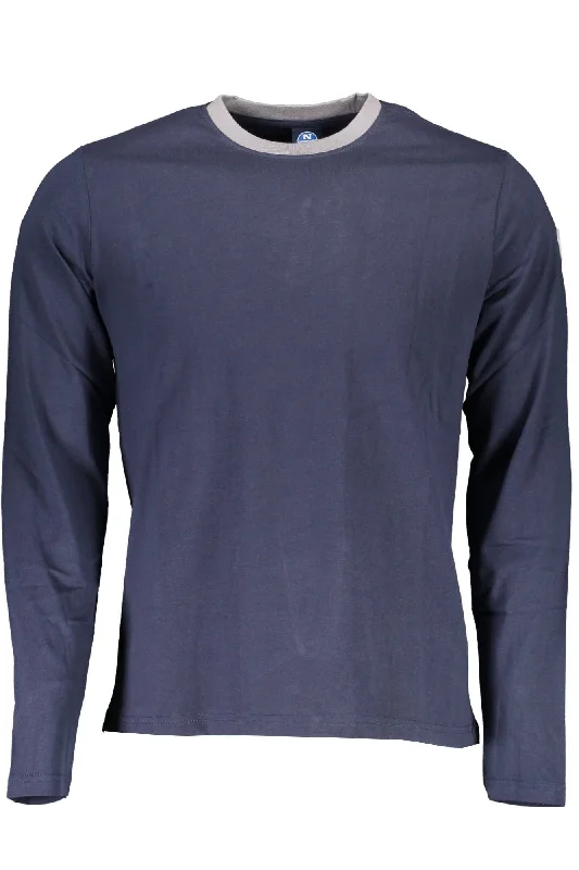 Men's organic cotton crew - neck t - shirts for everyday comfortNorth Sails Chic Contrast Detail Long Sleeve Men's Tee Men's organic cotton crew - neck t - shirts for everyday comfortNorth Sails Chic Contrast Detail Long Sleeve Men's Tee