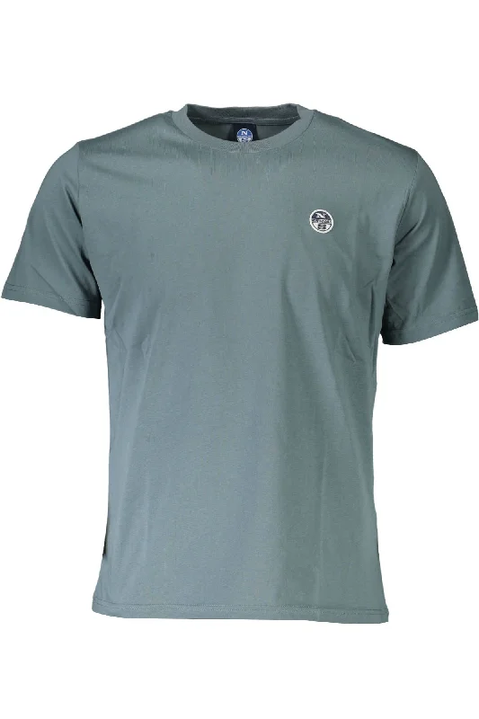 Men's tie - dye t - shirts with a bohemian styleNorth Sails Chic Round Neck Tee with Logo Men's Detail Men's tie - dye t - shirts with a bohemian styleNorth Sails Chic Round Neck Tee with Logo Men's Detail