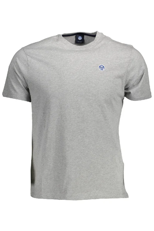 Men's moisture - wicking athletic t - shirts for intense workoutsNorth Sails Classic Round Neck Cotton Men's T-Shirt