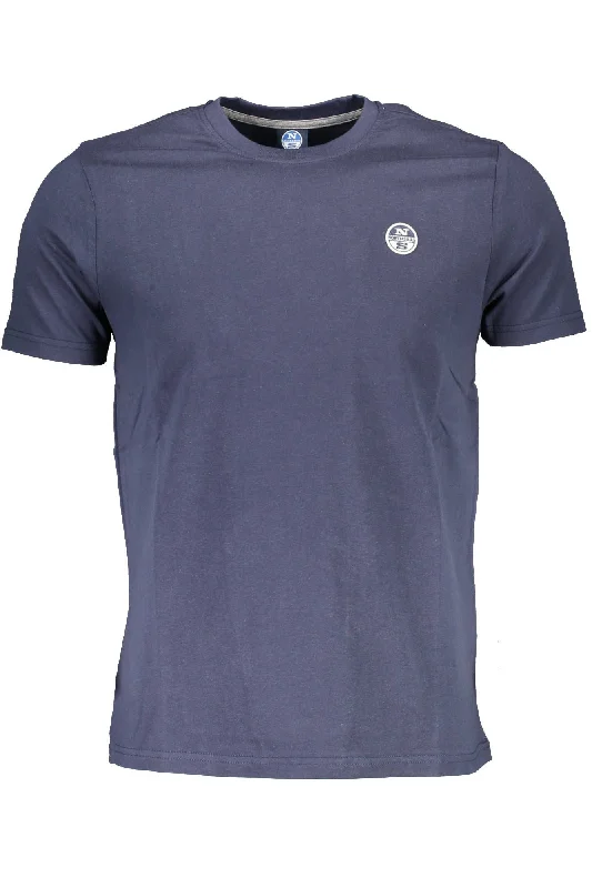 Men's button - front t - shirts with a unique artistic printNorth Sails  Cotton Casual Round Neck Men's Tee