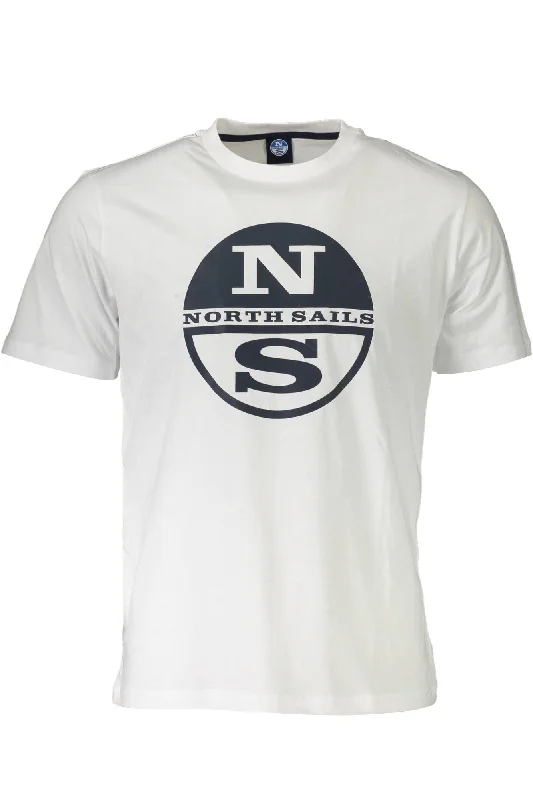 Men's smart - casual checkered t - shirts for semi - formal occasionsNorth Sails Crisp Cotton Tee with Signature Men's Print Men's smart - casual checkered t - shirts for semi - formal occasionsNorth Sails Crisp Cotton Tee with Signature Men's Print