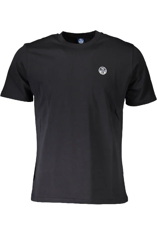 Men's antimicrobial t - shirts for odor - free freshness during travelNorth Sails Elegant Cotton Tee with Logo Men's Applique Men's antimicrobial t - shirts for odor - free freshness during travelNorth Sails Elegant Cotton Tee with Logo Men's Applique