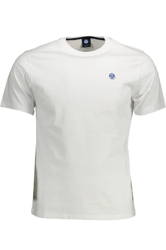 Men's mock - neck t - shirts with a modern and sleek styleNorth Sails Elegant Round Neck Cotton Men's Tee Men's mock - neck t - shirts with a modern and sleek styleNorth Sails Elegant Round Neck Cotton Men's Tee
