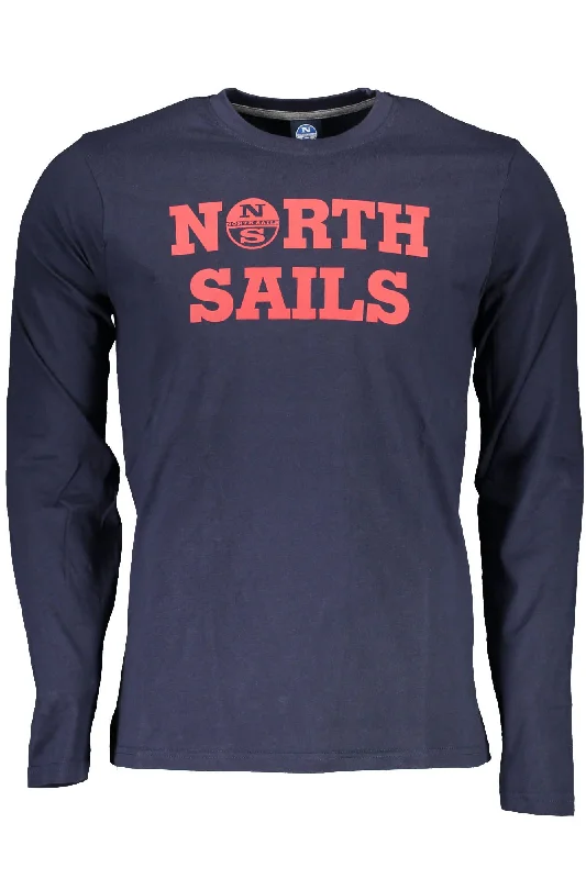 Men's eco - friendly recycled t - shirts for sustainable fashion choicesNorth Sails  Long Sleeve Tee with Signature Men's Print