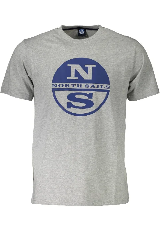 Men's moisture - wicking athletic t - shirts for intense workoutsNorth Sails Sleek Cotton T-Shirt with Iconic Men's Print Men's moisture - wicking athletic t - shirts for intense workoutsNorth Sails Sleek Cotton T-Shirt with Iconic Men's Print