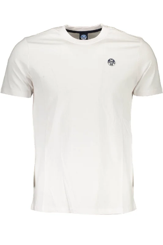 Men's smart - casual checkered t - shirts for semi - formal occasionsNorth Sails Sleek Round Neck Tee with Logo Men's Detail Men's smart - casual checkered t - shirts for semi - formal occasionsNorth Sails Sleek Round Neck Tee with Logo Men's Detail