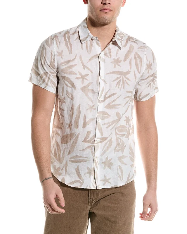 Men's polo t - shirts with a contrast collar for a preppy lookOnia Jack Air Linen-Blend Shirt Men's polo t - shirts with a contrast collar for a preppy lookOnia Jack Air Linen-Blend Shirt