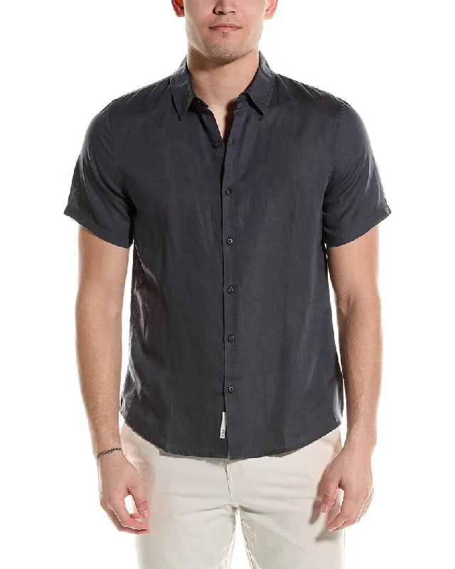 Men's mock - neck t - shirts with a modern and sleek styleOnia Jack Air Linen-Blend Shirt Men's mock - neck t - shirts with a modern and sleek styleOnia Jack Air Linen-Blend Shirt