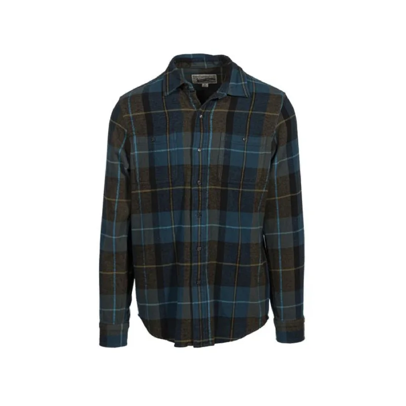 Men's mock - neck t - shirts with a modern and sleek stylePlaid Cotton Flannel Shirt In Blue/green Men's mock - neck t - shirts with a modern and sleek stylePlaid Cotton Flannel Shirt In Blue/green
