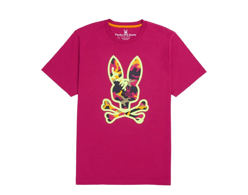 Men's tie - dye t - shirts with a bohemian stylePsycho Bunny Allen Camo Graphic Wild Berry Men's Tee Shirt B6U944U1PC-WLB Men's tie - dye t - shirts with a bohemian stylePsycho Bunny Allen Camo Graphic Wild Berry Men's Tee Shirt B6U944U1PC-WLB