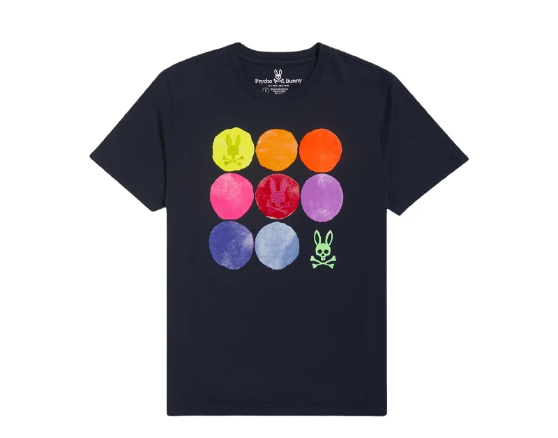 Men's smart - casual checkered t - shirts for semi - formal occasionsPsycho Bunny Bicknell Graphic Navy Men's T-Shirt Shirt B6U618R1PC-NVY Men's smart - casual checkered t - shirts for semi - formal occasionsPsycho Bunny Bicknell Graphic Navy Men's T-Shirt Shirt B6U618R1PC-NVY