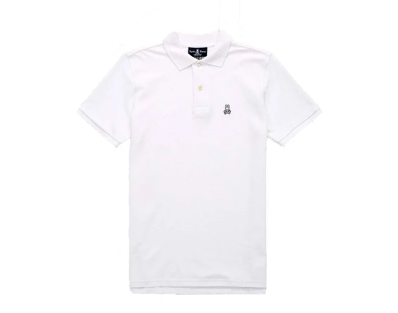 Men's tie - dye t - shirts with a bohemian stylePsycho Bunny Classic Polo White Men's Big and Tall Shirt B9K001ARPC-WHT Men's tie - dye t - shirts with a bohemian stylePsycho Bunny Classic Polo White Men's Big and Tall Shirt B9K001ARPC-WHT