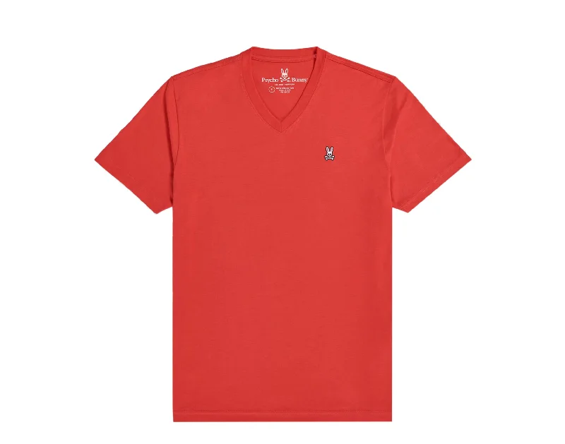 Men's lightweight performance t - shirts for running marathonsPsycho Bunny Classic V-Neck Diva Pink Men's Tee Shirt B6U100N1PC-DVP Men's lightweight performance t - shirts for running marathonsPsycho Bunny Classic V-Neck Diva Pink Men's Tee Shirt B6U100N1PC-DVP