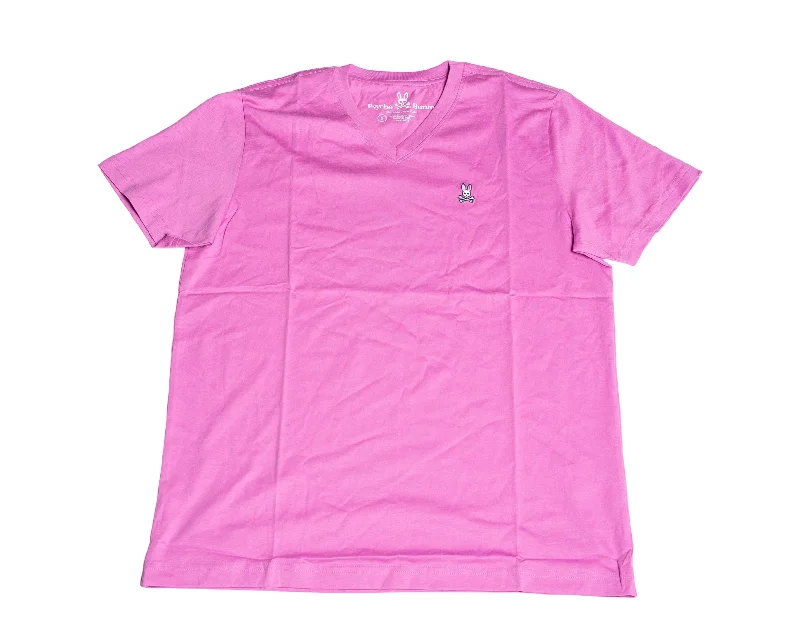 Men's moisture - wicking athletic t - shirts for intense workoutsPsycho Bunny Classic V-Neck Plum Ice Purple Tee Shirt B6U100Q1PC-PLI Men's moisture - wicking athletic t - shirts for intense workoutsPsycho Bunny Classic V-Neck Plum Ice Purple Tee Shirt B6U100Q1PC-PLI