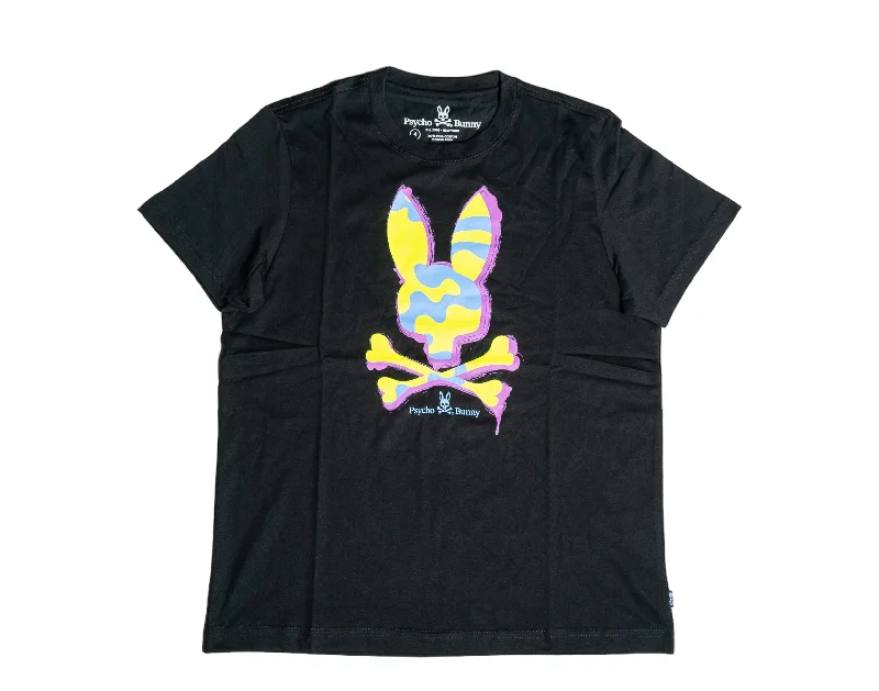 Men's tie - dye t - shirts with a bohemian stylePsycho Bunny Jacob Graphic Black Men's Tee Shirt B6U819S1PC-BLK Men's tie - dye t - shirts with a bohemian stylePsycho Bunny Jacob Graphic Black Men's Tee Shirt B6U819S1PC-BLK