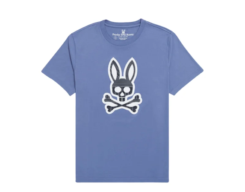 Men's lightweight performance t - shirts for running marathonsPsycho Bunny Liam Bal Harbour Blue Men's Tee Shirt B6U138S1PC-BHA Men's lightweight performance t - shirts for running marathonsPsycho Bunny Liam Bal Harbour Blue Men's Tee Shirt B6U138S1PC-BHA