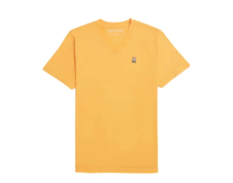 Men's moisture - wicking athletic t - shirts for intense workoutsPsycho Bunny Men's Classic V-Neck Tee Orange Soda B6U100Y1PC-ORS Men's moisture - wicking athletic t - shirts for intense workoutsPsycho Bunny Men's Classic V-Neck Tee Orange Soda B6U100Y1PC-ORS