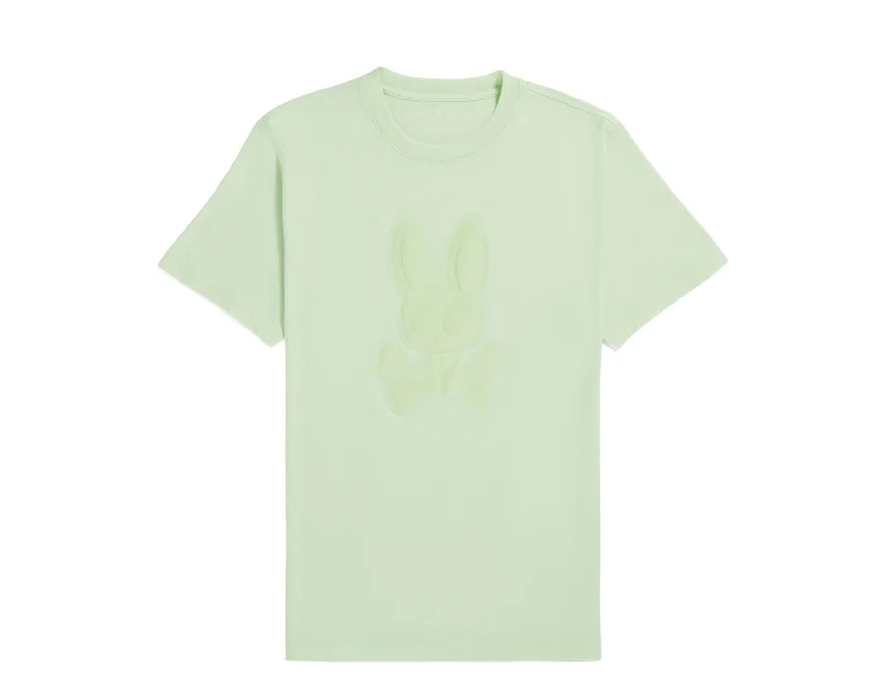 Men's slim - fit graphic t - shirts with vintage rock band printsPsycho Bunny Men's Damon Graphic Tee Patina Green B6U900Y1PC-PTG Men's slim - fit graphic t - shirts with vintage rock band printsPsycho Bunny Men's Damon Graphic Tee Patina Green B6U900Y1PC-PTG