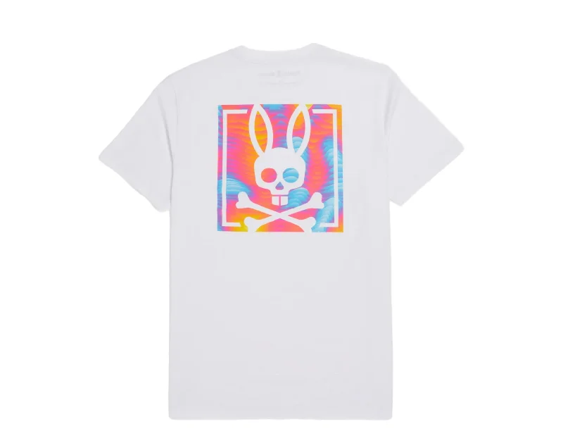 Men's antimicrobial t - shirts for odor - free freshness during travelPsycho Bunny Men's Montgomery Back Graphic White Tee B6U947Y1PC-WHT Men's antimicrobial t - shirts for odor - free freshness during travelPsycho Bunny Men's Montgomery Back Graphic White Tee B6U947Y1PC-WHT