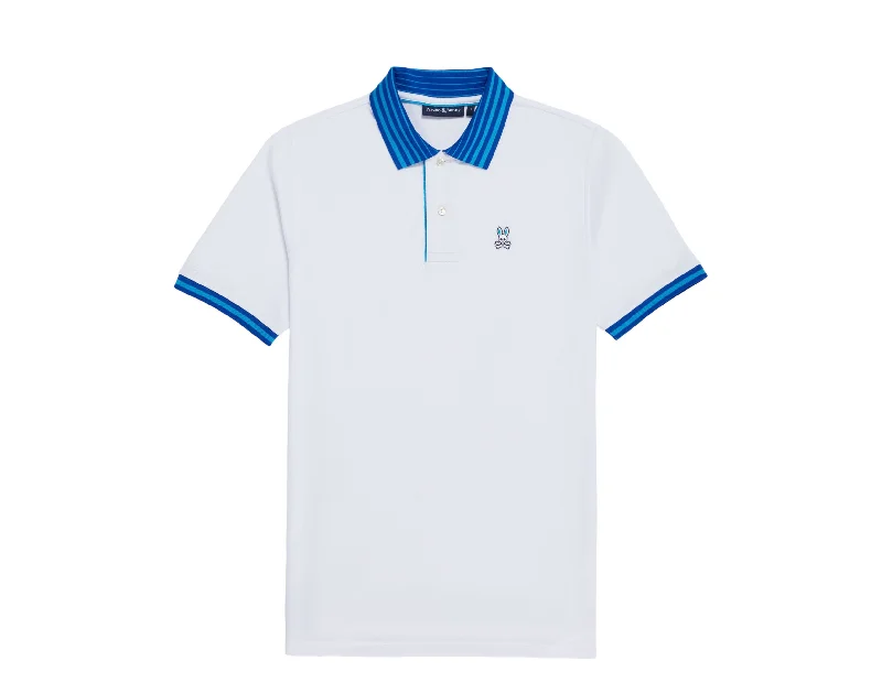 Men's moisture - wicking athletic t - shirts for intense workoutsPsycho Bunny Men's Norris Pique Polo White B6K502Z1PC-WHT Men's moisture - wicking athletic t - shirts for intense workoutsPsycho Bunny Men's Norris Pique Polo White B6K502Z1PC-WHT