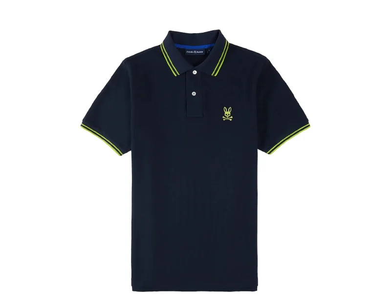 Men's antimicrobial t - shirts for odor - free freshness during travelPsycho Bunny Men's Posen Matte Pique Polo Navy B6K327Z1PC-NVY Men's antimicrobial t - shirts for odor - free freshness during travelPsycho Bunny Men's Posen Matte Pique Polo Navy B6K327Z1PC-NVY