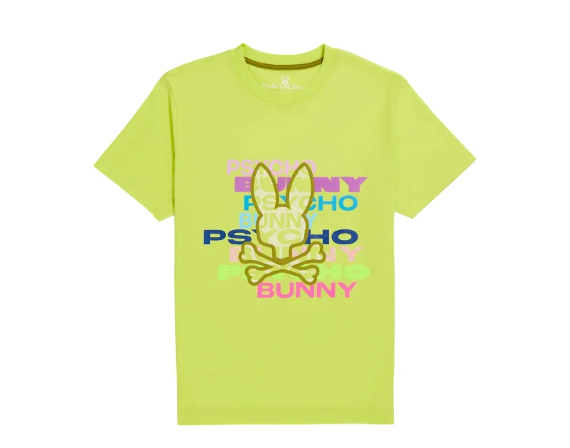 Men's ribbed t - shirts with a textured finish for added stylePsycho Bunny Men's Tyrian Graphic Tee Lime Granita B6U835X1PC-LMG Men's ribbed t - shirts with a textured finish for added stylePsycho Bunny Men's Tyrian Graphic Tee Lime Granita B6U835X1PC-LMG