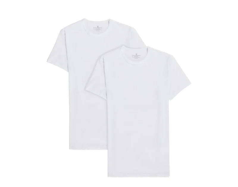 Men's long - sleeve henley t - shirts with button - down placketsPsycho Bunny Men's Undershirt Crew Neck Tee White 2 Pack B6U904ARCS-WHT Men's long - sleeve henley t - shirts with button - down placketsPsycho Bunny Men's Undershirt Crew Neck Tee White 2 Pack B6U904ARCS-WHT