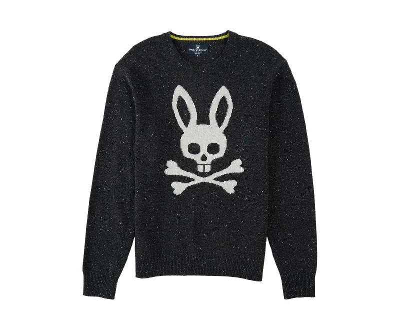 Men's UV - protection t - shirts for outdoor activities in the sunPsycho Bunny Men's Vandam Wool Sweater Black B6E984U1WO-BLK Men's UV - protection t - shirts for outdoor activities in the sunPsycho Bunny Men's Vandam Wool Sweater Black B6E984U1WO-BLK