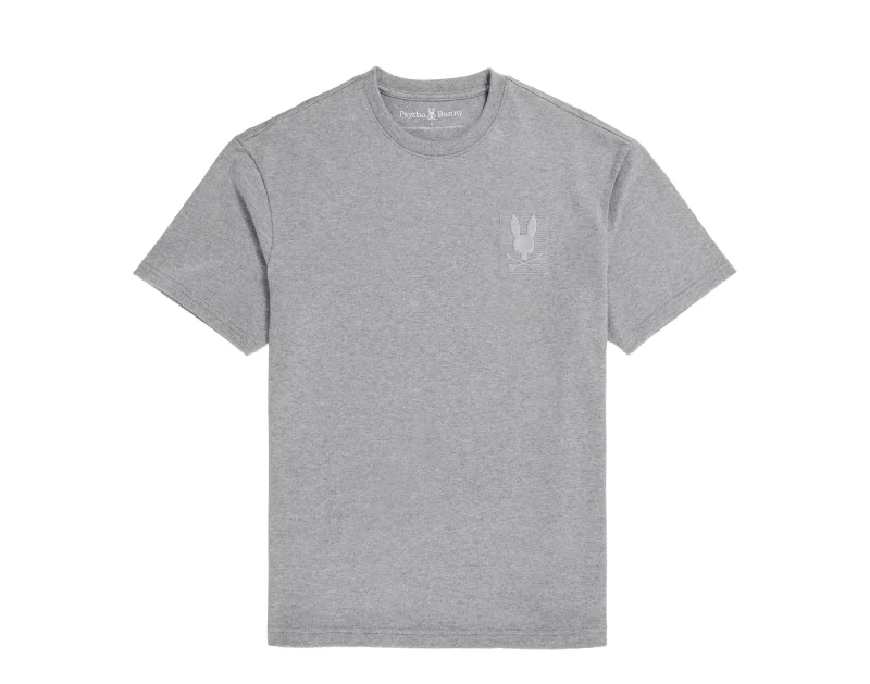 Men's organic cotton crew - neck t - shirts for everyday comfortPsycho Bunny Men's Yorkville Heavy Weight Tee Heather Grey B6U303Z1PC-HGY Men's organic cotton crew - neck t - shirts for everyday comfortPsycho Bunny Men's Yorkville Heavy Weight Tee Heather Grey B6U303Z1PC-HGY
