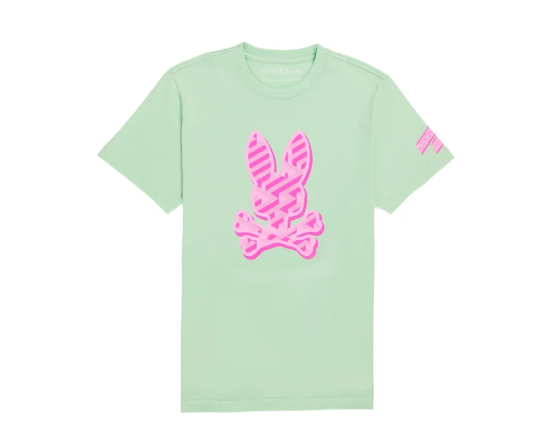 Men's distressed denim - look t - shirts with a rugged appealPsycho Bunny Pisani Crew Neck Graphic Icy Mint Men's Tee B6U716X1PC-CMT Men's distressed denim - look t - shirts with a rugged appealPsycho Bunny Pisani Crew Neck Graphic Icy Mint Men's Tee B6U716X1PC-CMT