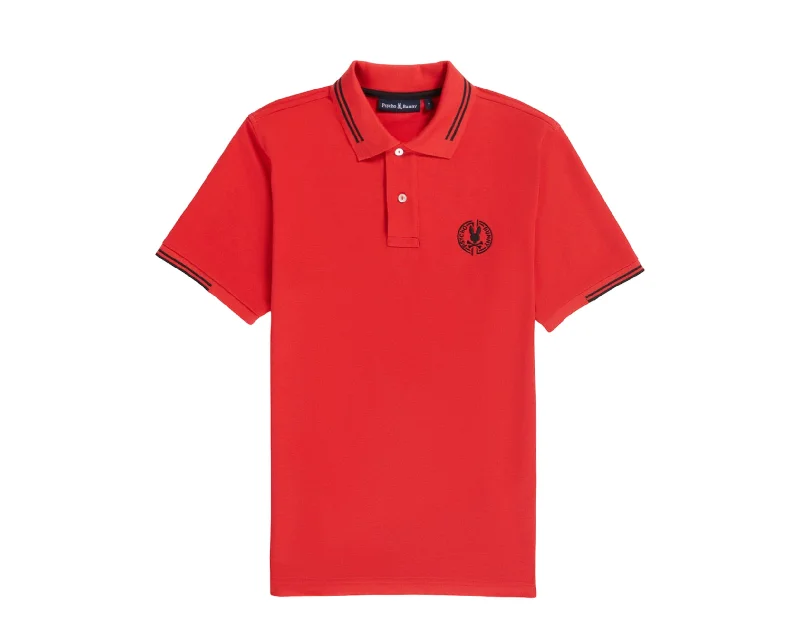Men's tie - dye t - shirts with a bohemian stylePsycho Bunny Santa Fe Pique Polo Chili Red B6K218Y1PC-CHILR Men's tie - dye t - shirts with a bohemian stylePsycho Bunny Santa Fe Pique Polo Chili Red B6K218Y1PC-CHILR