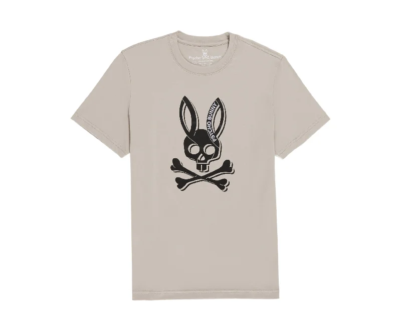 Men's long - sleeve henley t - shirts with button - down placketsPsycho Bunny Serge Crew Neck Graphic Sandstone Men's Tee B6U718X1PC-STO Men's long - sleeve henley t - shirts with button - down placketsPsycho Bunny Serge Crew Neck Graphic Sandstone Men's Tee B6U718X1PC-STO