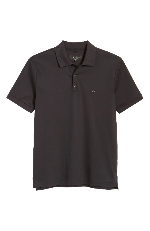 Men's antimicrobial t - shirts for odor - free freshness during travelRag And Bone Interlock Polo Blk Men's antimicrobial t - shirts for odor - free freshness during travelRag And Bone Interlock Polo Blk
