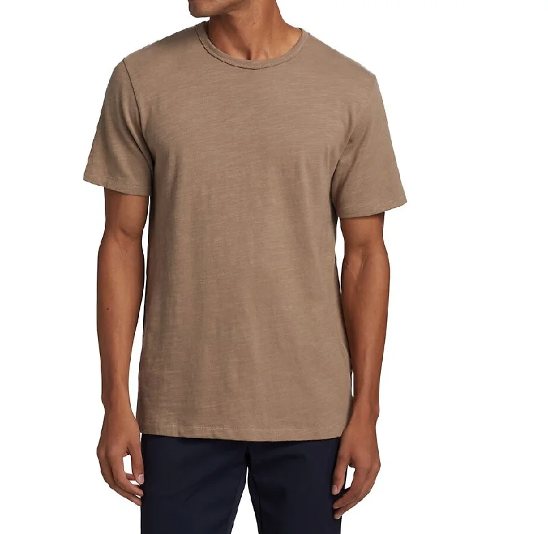 Men's UV - protection t - shirts for outdoor activities in the sunrag & bone Men's Classic Flame Tee, Taupe, Tan Short Sleeve T-Shirt Men's UV - protection t - shirts for outdoor activities in the sunrag & bone Men's Classic Flame Tee, Taupe, Tan Short Sleeve T-Shirt