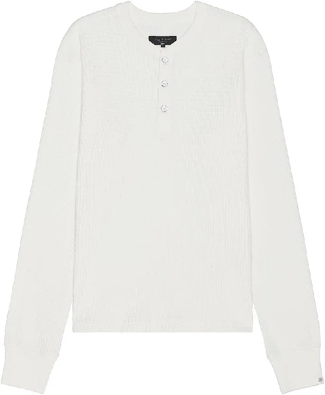 Men's organic cotton crew - neck t - shirts for everyday comfortRag & Bone Men's Lightweight Waffle Henley, Ivory Men's organic cotton crew - neck t - shirts for everyday comfortRag & Bone Men's Lightweight Waffle Henley, Ivory