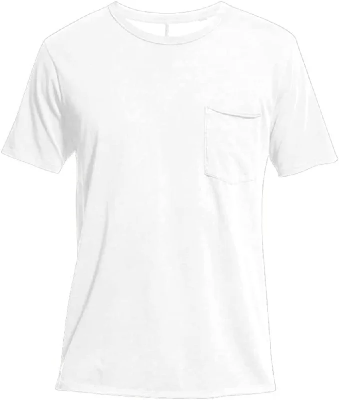 Men's printed Hawaiian t - shirts for tropical vacationsRag & Bone Men's Miles Tee White PFD Short Sleeve T-Shirt Men's printed Hawaiian t - shirts for tropical vacationsRag & Bone Men's Miles Tee White PFD Short Sleeve T-Shirt