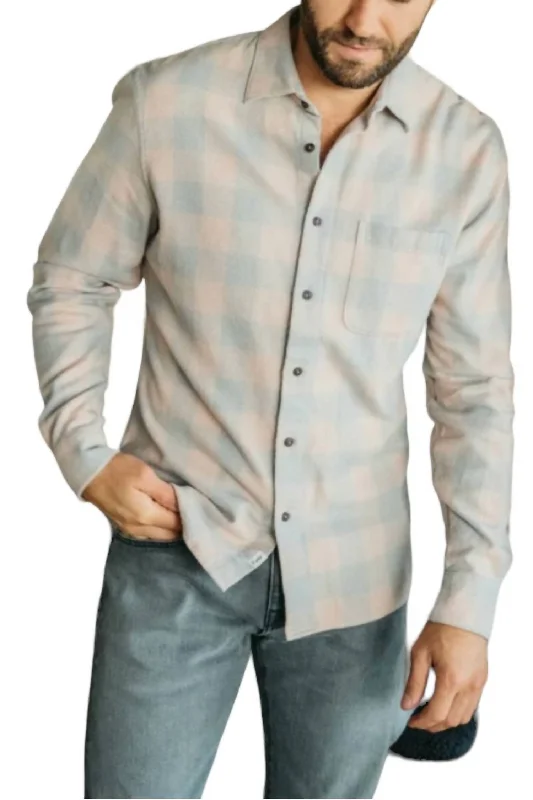 Men's tie - dye t - shirts with a bohemian styleRipper Long Sleeves Shirt In Pink/gray Men's tie - dye t - shirts with a bohemian styleRipper Long Sleeves Shirt In Pink/gray