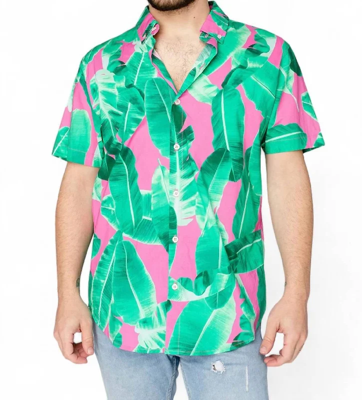 Men's tie - dye t - shirts with a bohemian styleRobert Button Down Dress Shirt In Aruba Men's tie - dye t - shirts with a bohemian styleRobert Button Down Dress Shirt In Aruba