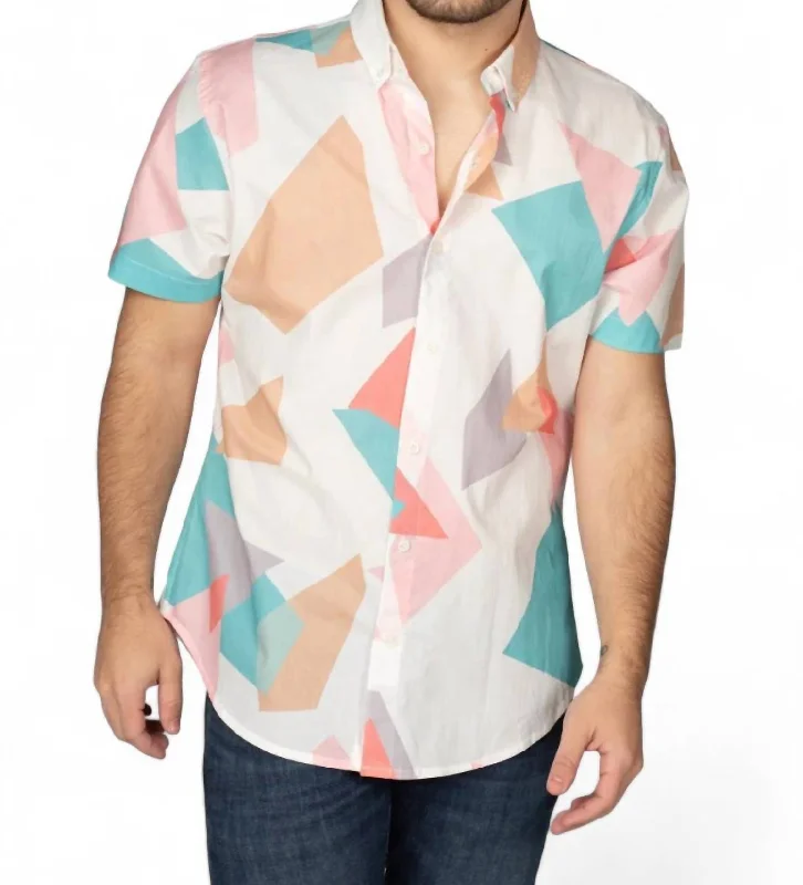 Men's UV - protection t - shirts for outdoor activities in the sunRobert Button Down Dress Shirt In Origami Men's UV - protection t - shirts for outdoor activities in the sunRobert Button Down Dress Shirt In Origami